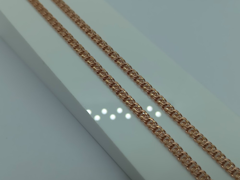 ЦЕПЬ ПОЛНОВЕСНАЯ Бисмарк арбский (Au 585) ЦЕПЬ ПОЛНОВЕСНАЯ Бисмарк арбский (Au 585)