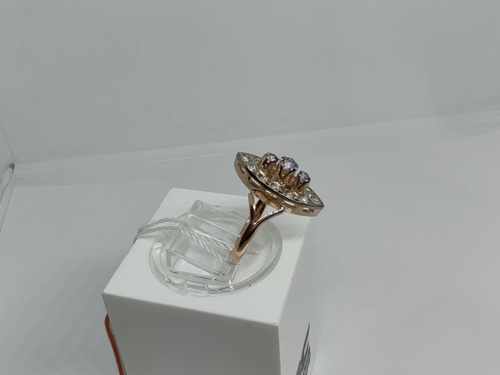 КОЛКМИ585 КОЛЬЦО С КАМНЯМИ (Au 585) КОЛКМИ585 КОЛЬЦО С КАМНЯМИ (Au 585)