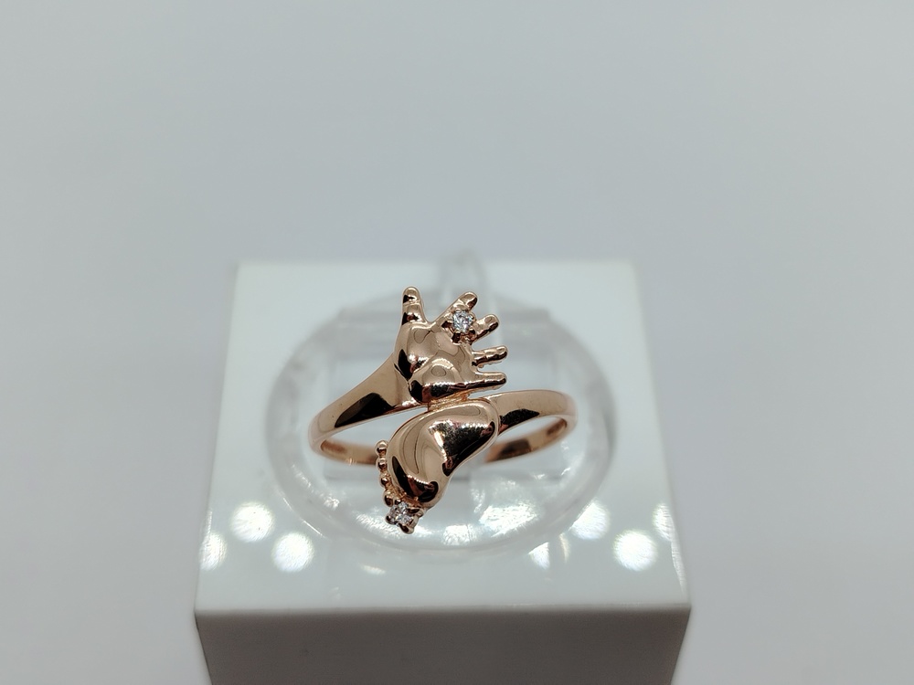 КОЛКМИ585 КОЛЬЦО С КАМНЯМИ (Au 585)