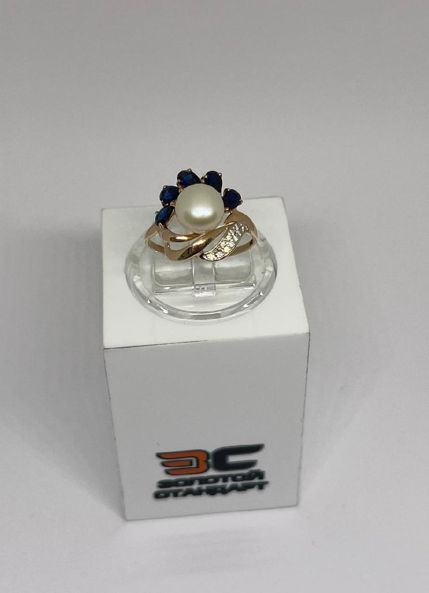 КОЛКМИ585 КОЛЬЦО С КАМНЯМИ (Au 585)