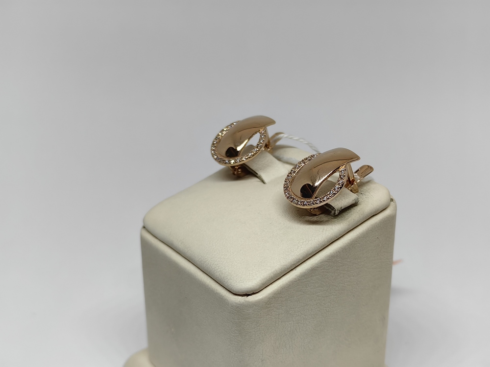 СЕРЬГИ С КАМНЯМИ (Au 585)