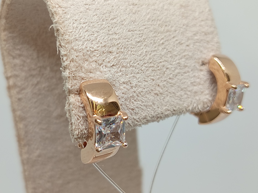 СЕРЬГИ С КАМНЯМИ (Au 585)