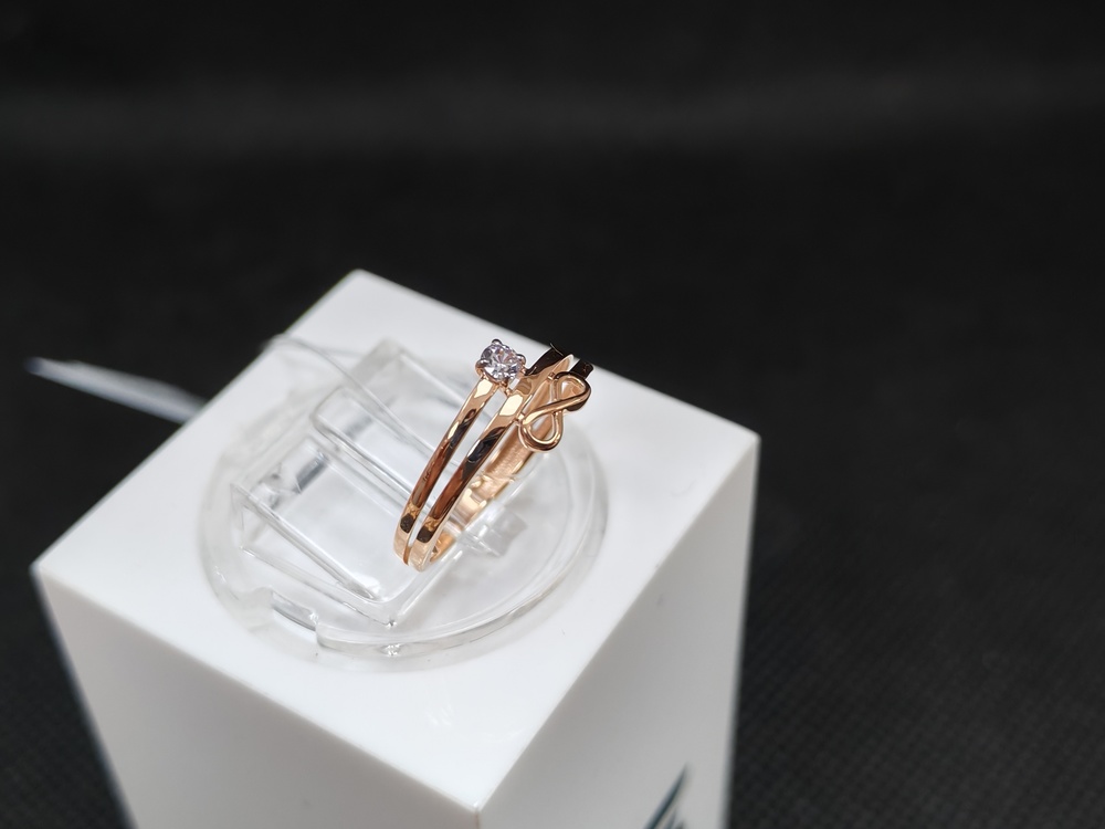 КОЛЬЦО С КАМНЕМ (Au 585)