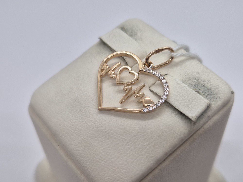 ПОДКМИ585 ПОДВЕСКА С КАМНЯМИ (Au 585)