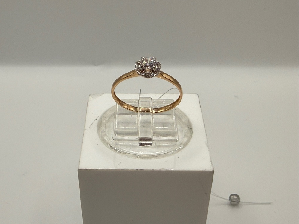 К1326236 КОЛЬЦО С КАМНЯМИ (Au 585)