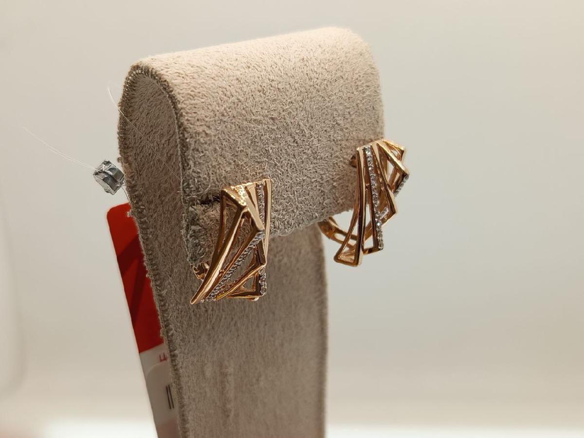 СЕРЬГИ С КАМНЯМИ (Au 585)