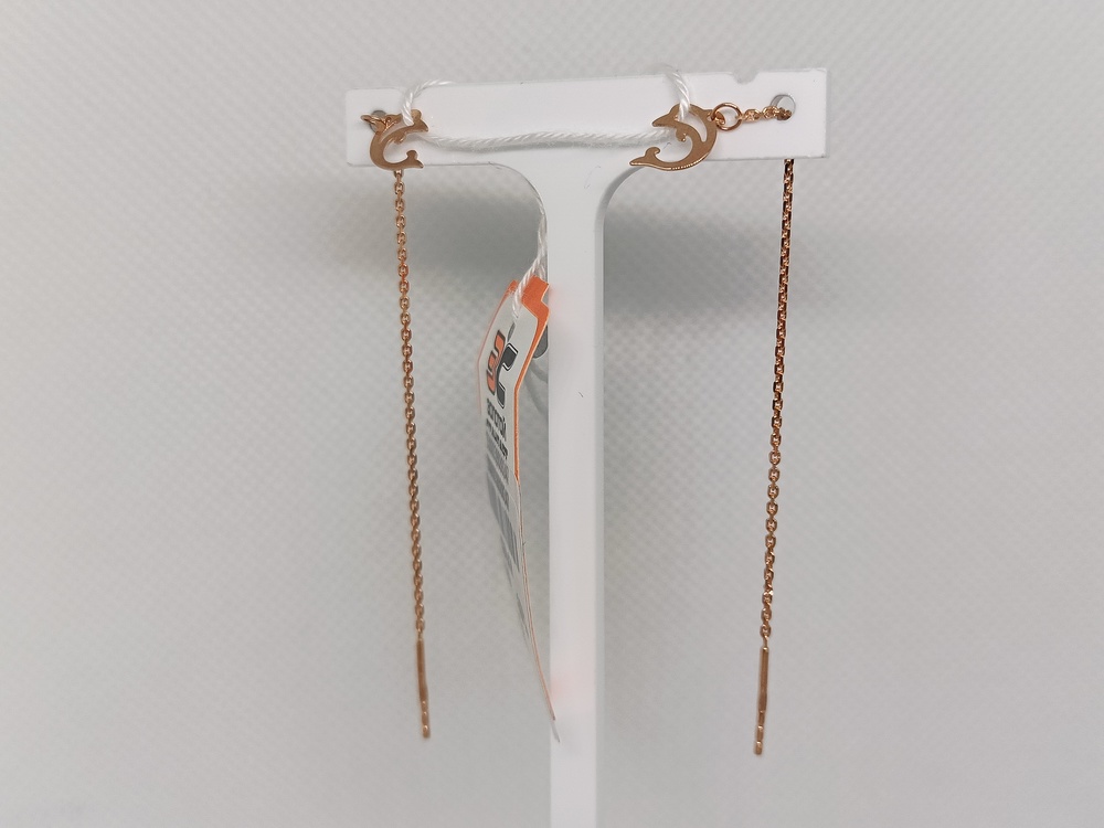 СПРО585 СЕРЬГИ ПРОДЕВКИ (Au 585)