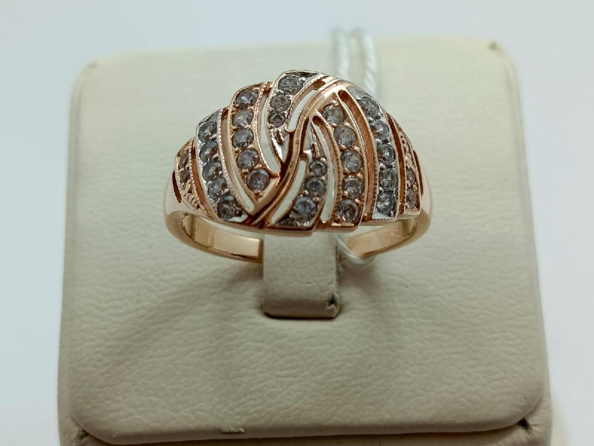 КОЛКМИ585 КОЛЬЦО С КАМНЯМИ (Au 585)