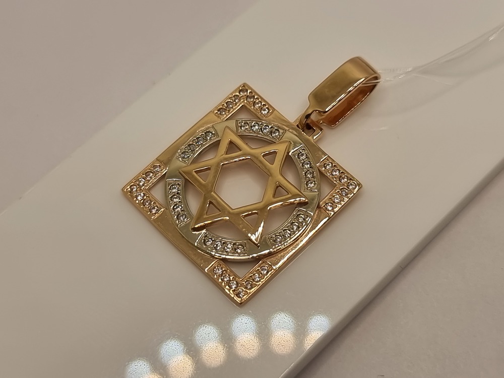 ПОДВЕСКА С КАМНЯМИ (Au 585)