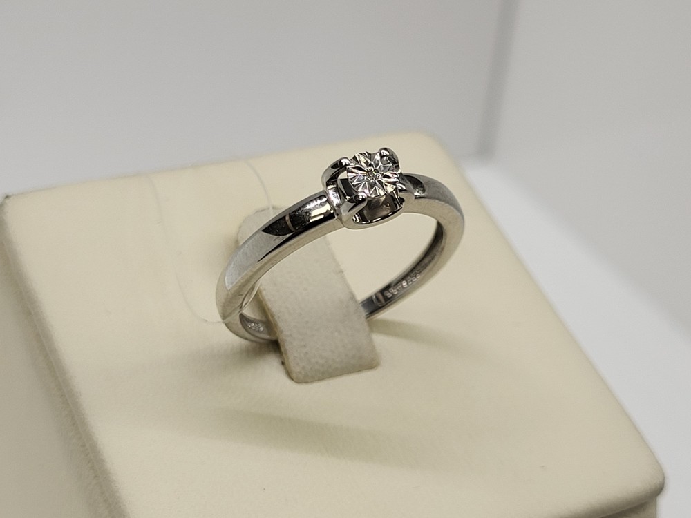 КОЛЬЦО БРИЛЛИАНТ (Ag 925)