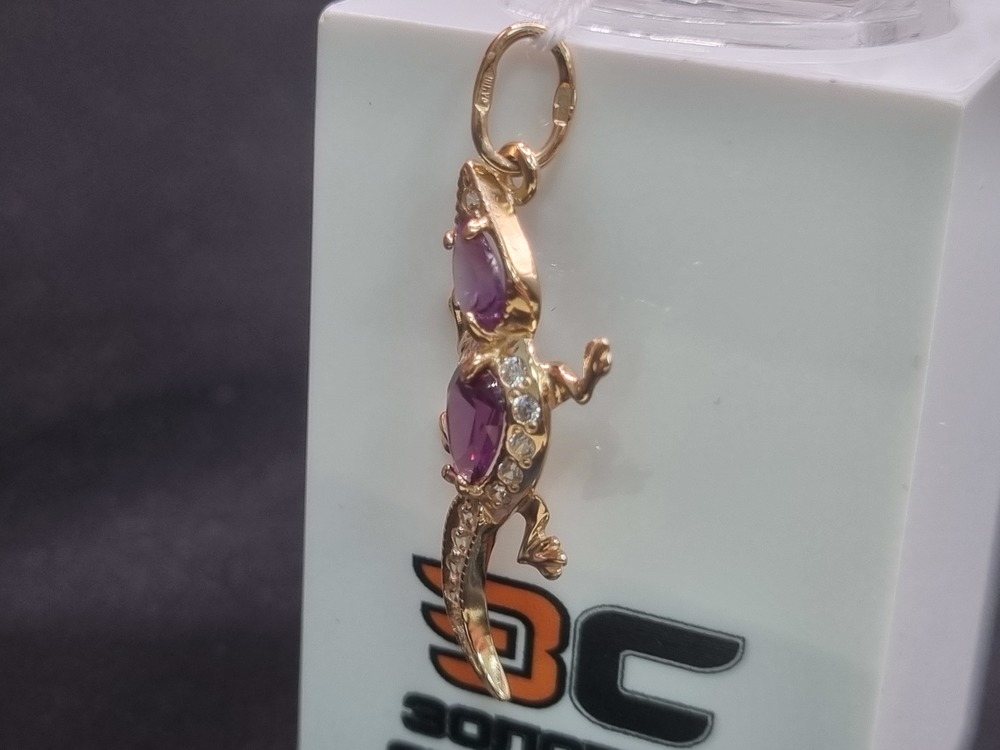 ПОДКМИ585 ПОДВЕСКА С КАМНЯМИ (Au 585)