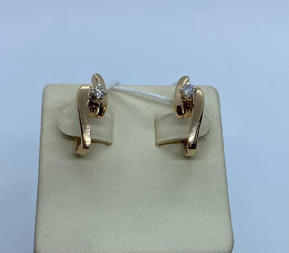 СЕРЬГИ БРИЛЛИАНТ (Au 585)