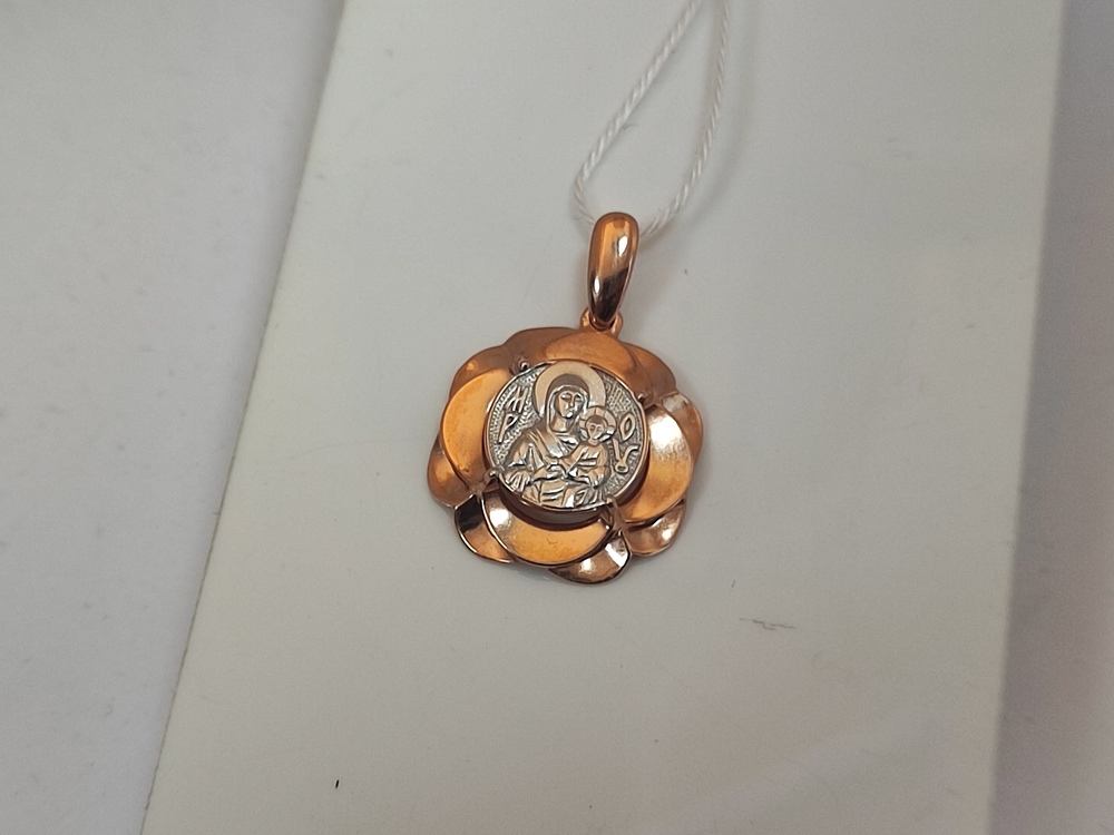 ПОДИБК585 ПОДВЕСКА ИКОНА БЕЗ КАМНЯ (Au 585)