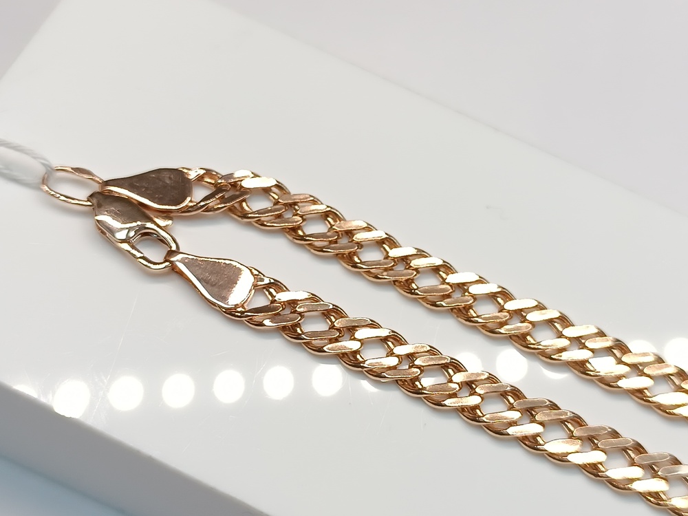 ЦПР2585 ЦЕПЬ ПУСТОТЕЛАЯ Ромб двойной (Au 585)