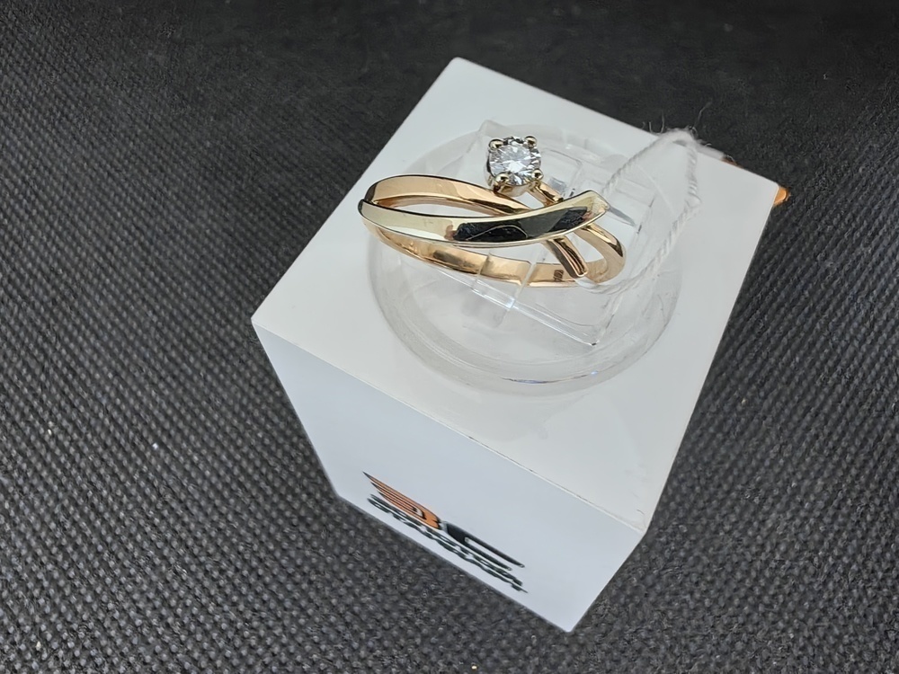 КОЛЬЦО БРИЛЛИАНТ Au 585