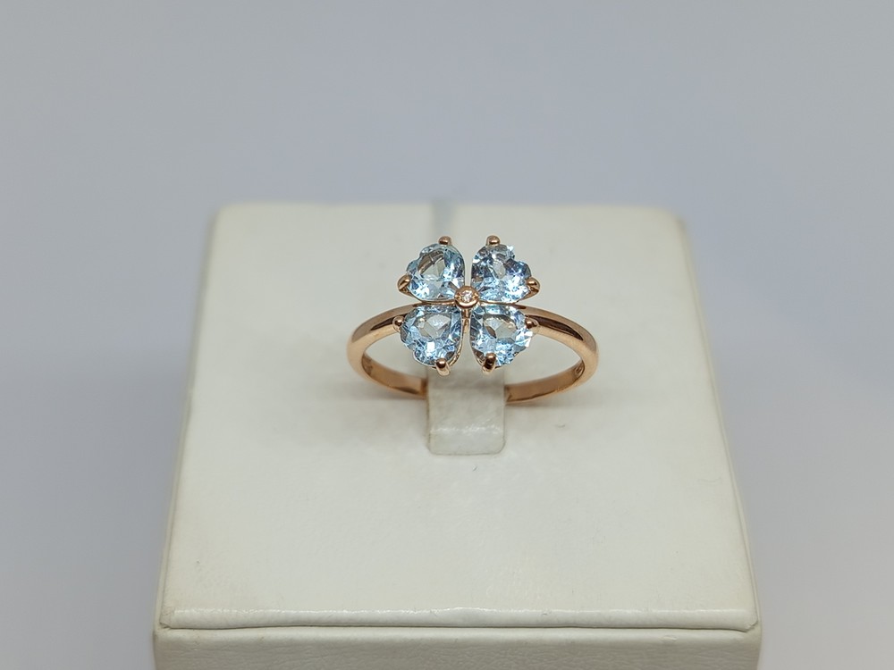 КОЛКМИ585 КОЛЬЦО С КАМНЯМИ (Au 585)