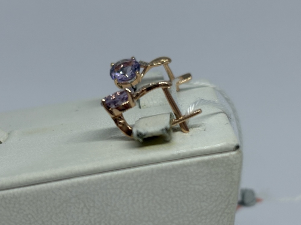 СЕРЬГИ С КАМНЯМИ (Au 585)