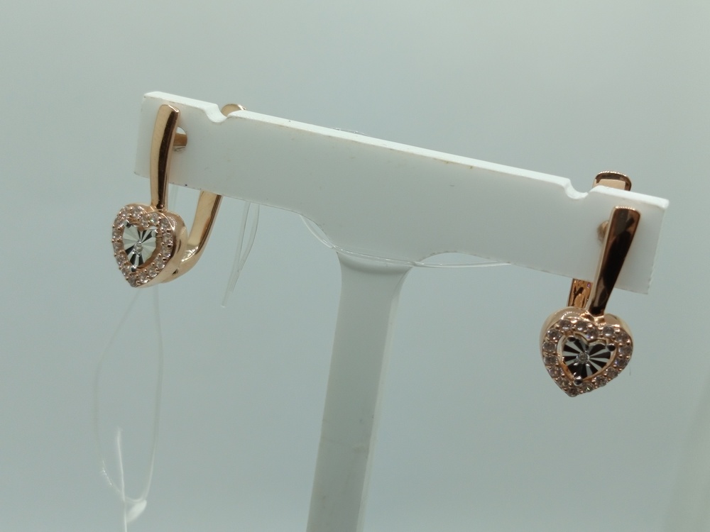 СЕРЬГИ С КАМНЯМИ (Au 585)