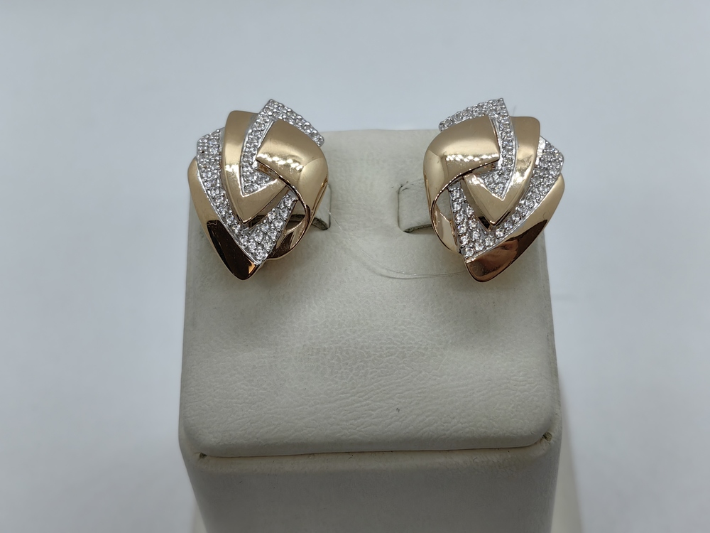 СЕРЬГИ С КАМНЯМИ (Au 585)