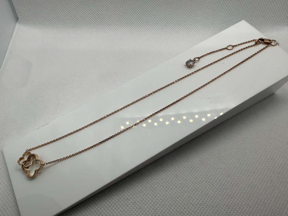 КОЛЬЕ С КАМНЕМ Au 585