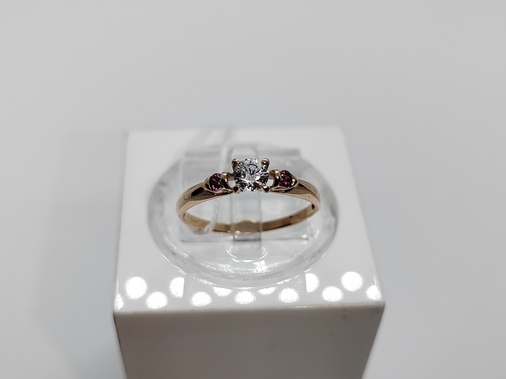 КОЛКМИ585 КОЛЬЦО С КАМНЯМИ (Au 585)