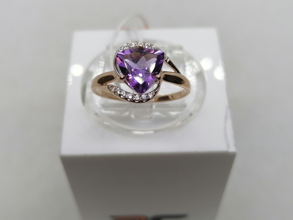 КОЛКМИ585 КОЛЬЦО С КАМНЯМИ (Au 585)