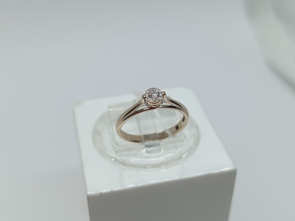 КОЛЬЦО БРИЛЛИАНТ Au 585