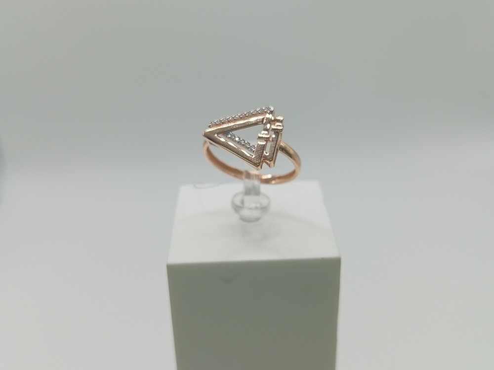 КОЛЬЦО С КАМНЯМИ (Au 585)