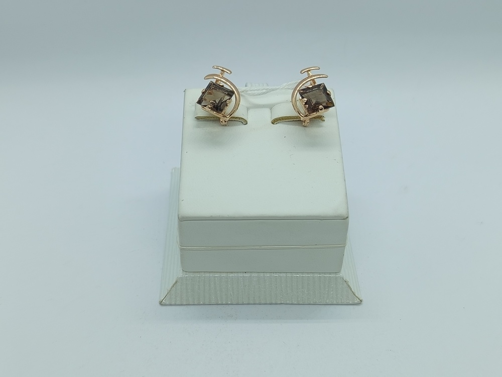 СКМ585 СЕРЬГИ С КАМНЕМ (Au 585) СКМ585 СЕРЬГИ С КАМНЕМ (Au 585)