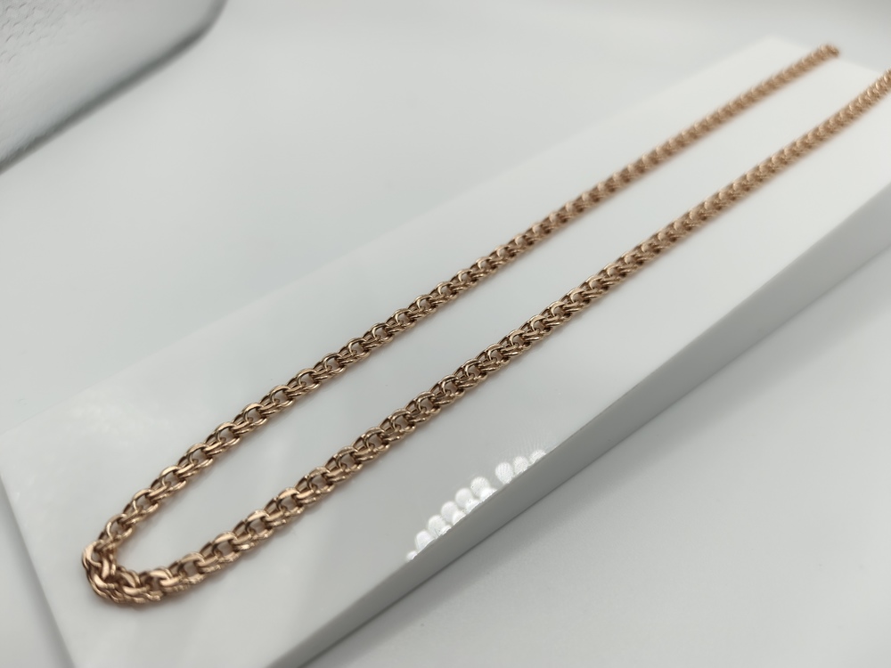 ЦЕПЬ ПУСТОТЕЛАЯ Бисмарк (Au 585)