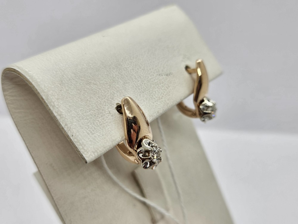 СЕРЬГИ БРИЛЛИАНТ (Au 585)