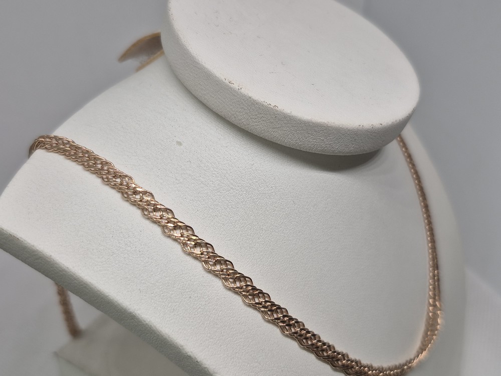 ЦПР3585 ЦЕПЬ ПУСТОТЕЛАЯ Ромб тройной (Au 585)