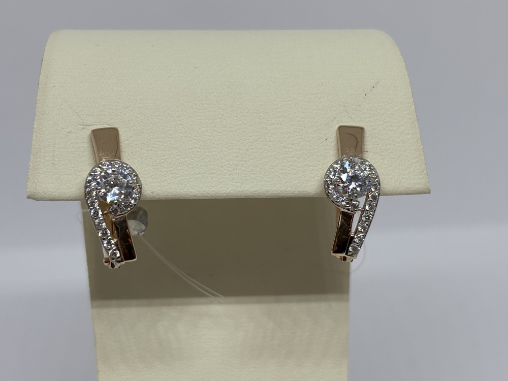 СЕРЬГИ С КАМНЯМИ (Au 585)