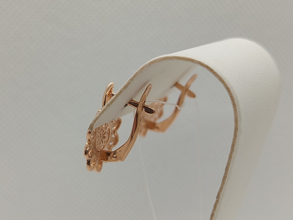 СЕРЬГИ С КАМНЯМИ (Au 585)