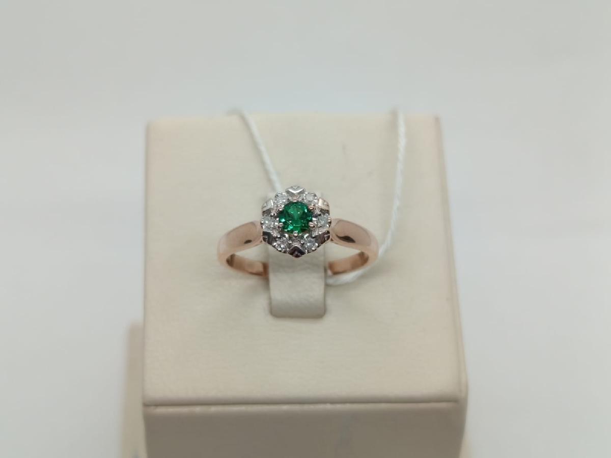 КОЛЬЦО БРИЛЛИАНТ Au 585