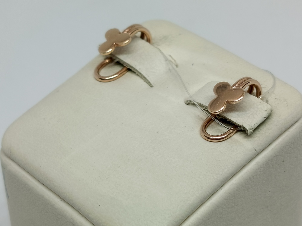 С10012727 СЕРЬГИ КАФФЫ без камня (Au 585)