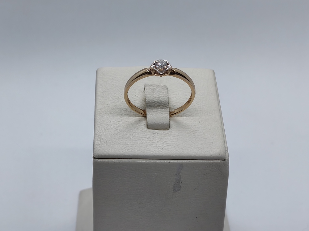 КОЛЬЦО БРИЛЛИАНТ Au 585