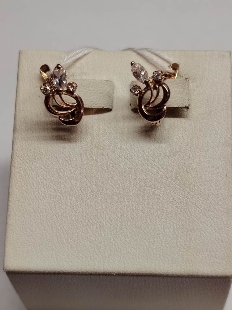 СЕРЬГИ С КАМНЯМИ (Au 585)