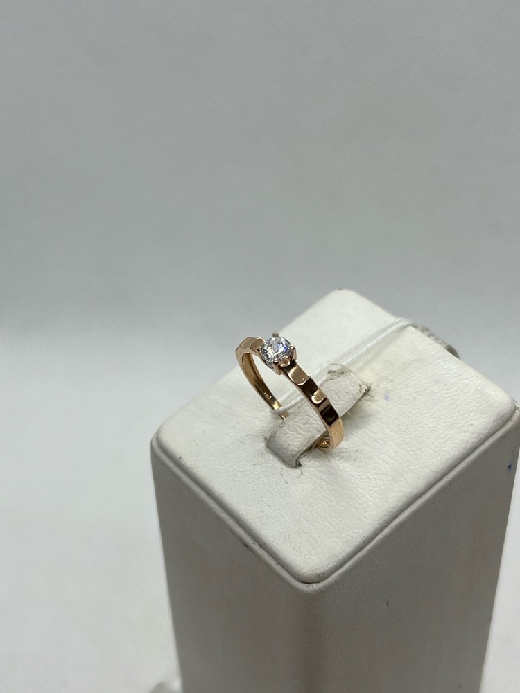 КОЛКМ585 КОЛЬЦО С КАМНЕМ (Au 585)