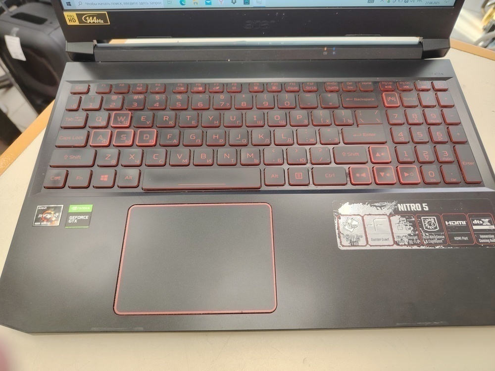 Ноутбук Acer; Ryzen 5 5600H, GeForce RTX 3060, 16 Гб, 512 GB, Нет