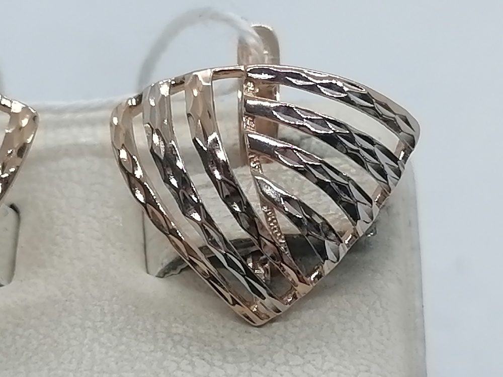 СЕРЬГИ БЕЗ КАМНЯ (Au 585)