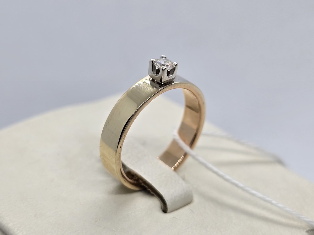 КОЛЬЦО БРИЛЛИАНТ Au 585