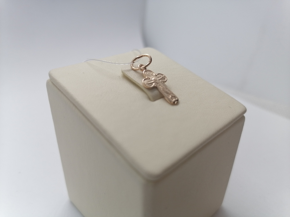 ПОДВЕСКА КРЕСТ без камня (Au 585)