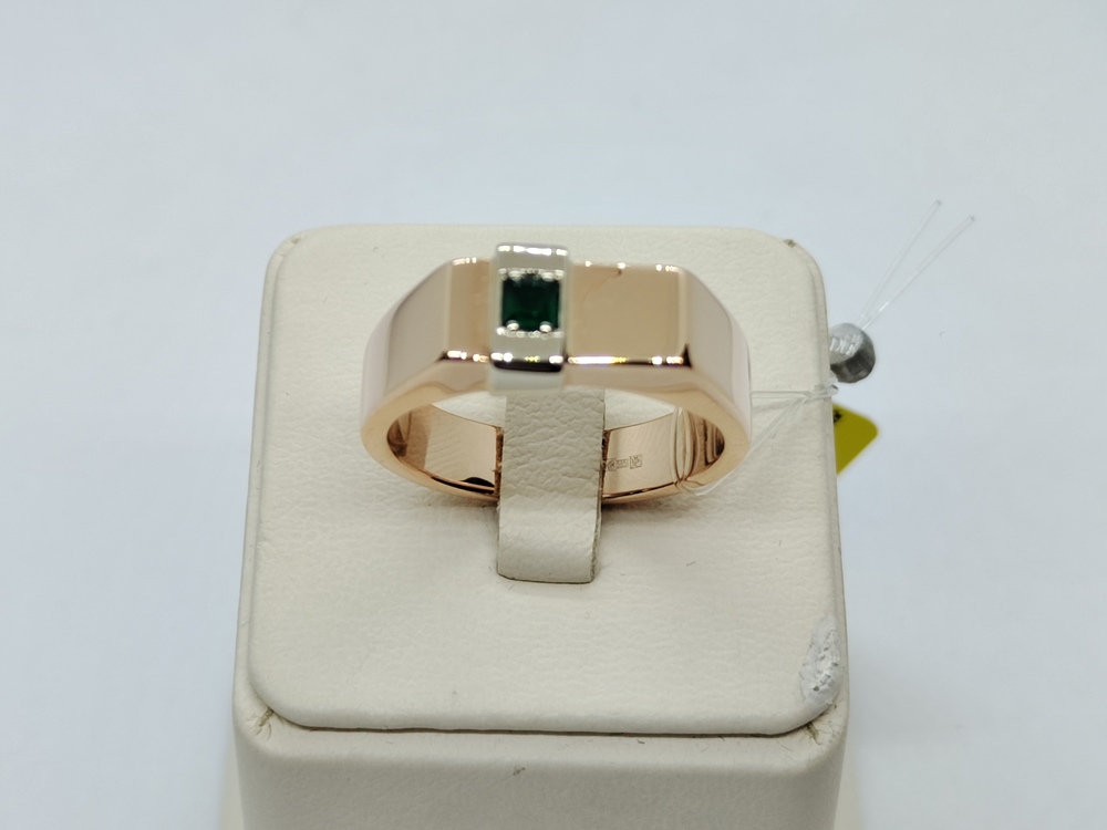 КОЛЬЦО ПЕЧАТКА с камнем (Au 585)