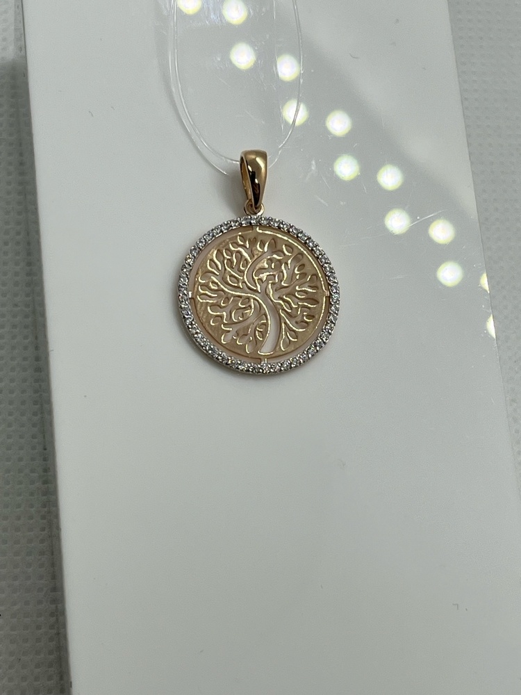 ПОДВЕСКА С КАМНЯМИ (Au 585)