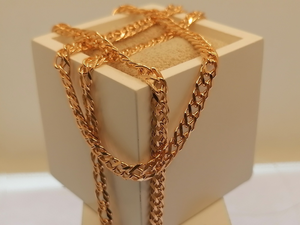 ЦЕПЬ ПОЛНОВЕСНАЯ Ромб двойной (Au 585)