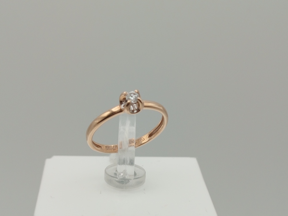 КОЛЬЦО БРИЛЛИАНТ Au 585