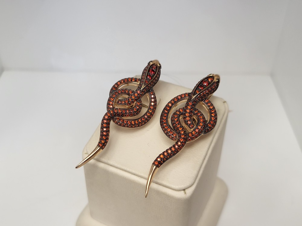 СЕРЬГИ С КАМНЯМИ (Au 585)