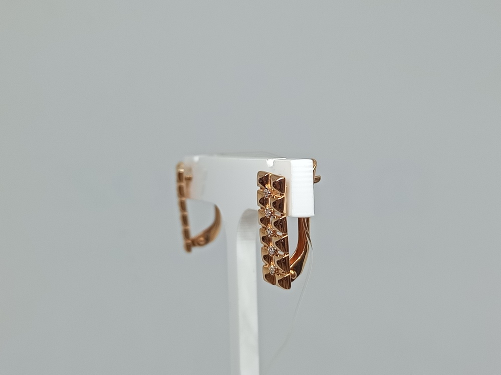 СЕРЬГИ С КАМНЯМИ (Au 585)