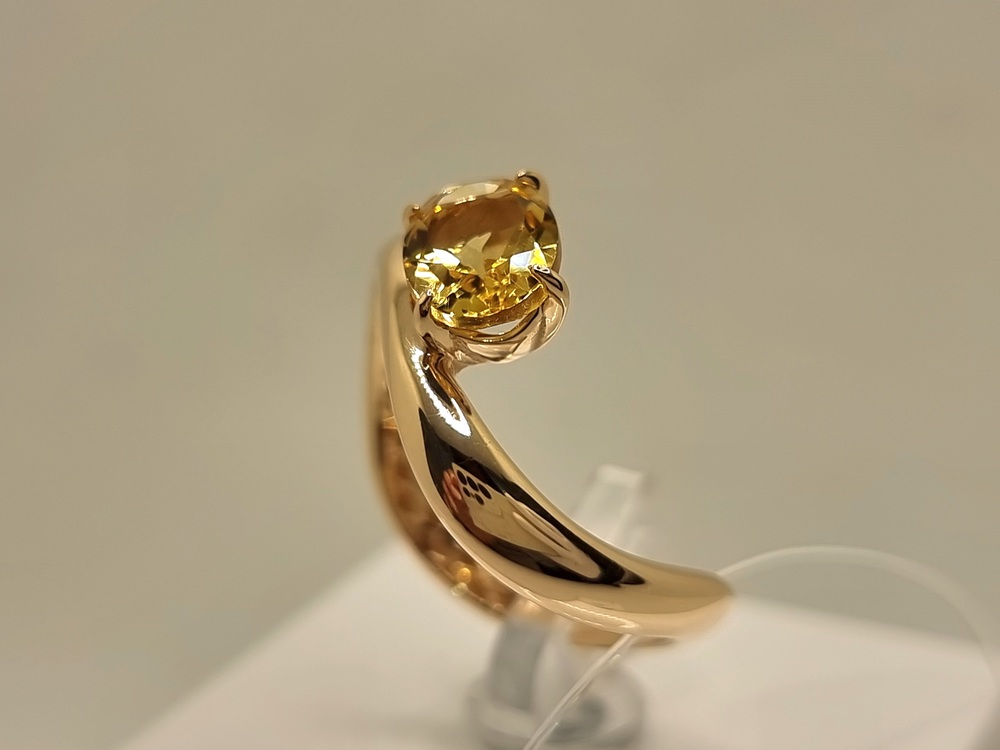 КОЛЬЦО С КАМНЕМ (Au 585)